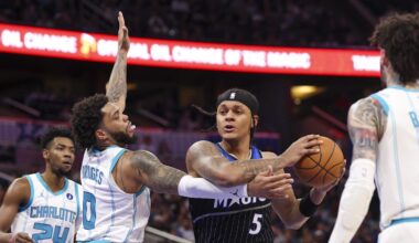 Paolo Banchero has struggled in three meetings with the Charlotte Hornets this season. The Orlando Magic will need him to lead the way to get the Magic over the top.