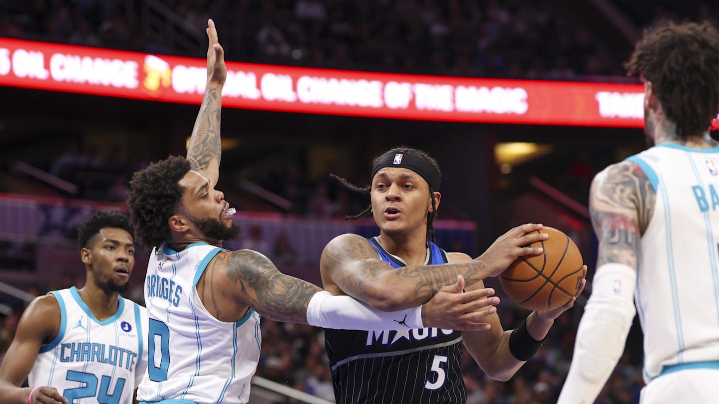 Paolo Banchero has struggled in three meetings with the Charlotte Hornets this season. The Orlando Magic will need him to lead the way to get the Magic over the top.