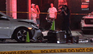 Man and woman hospitalized after crash at Hialeah intersection – NBC 6 South Florida