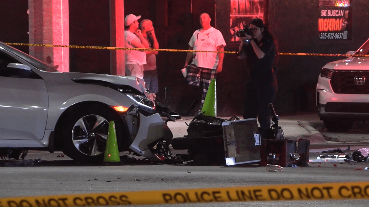 Man and woman hospitalized after crash at Hialeah intersection – NBC 6 South Florida