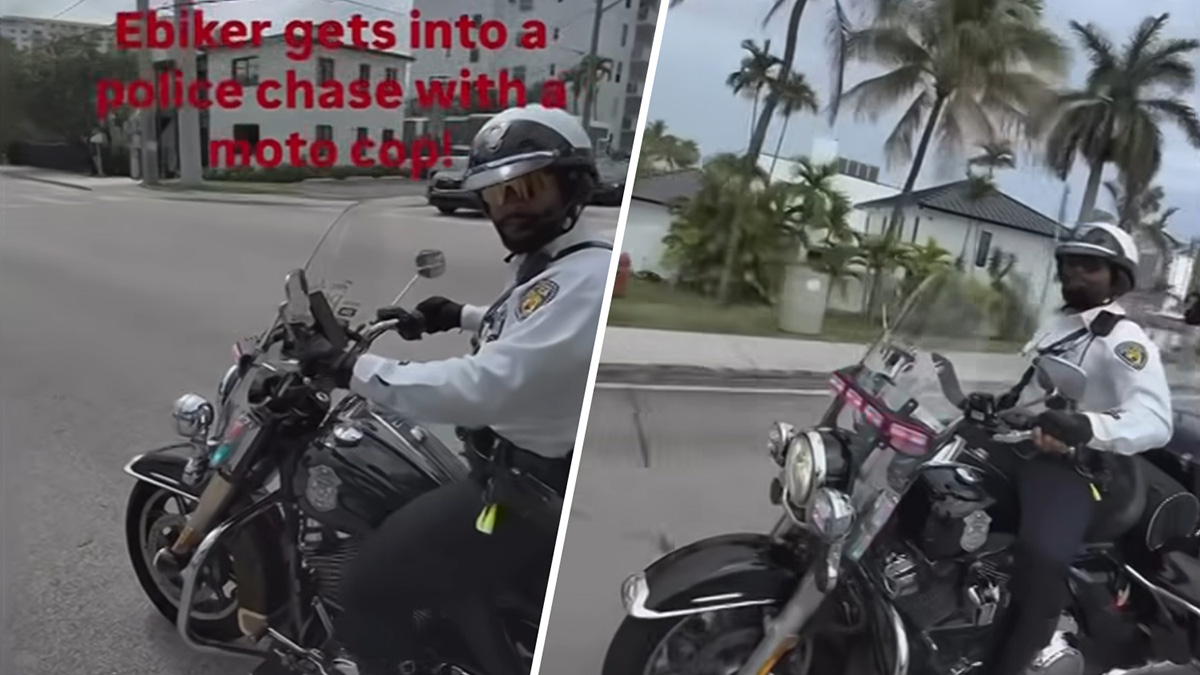 Video shows reckless E-bike rider fleeing from police in Fort Lauderdale – NBC 6 South Florida