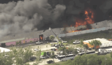 Crews respond to massive five-alarm fire at NW Miami-Dade warehouse – NBC 6 South Florida