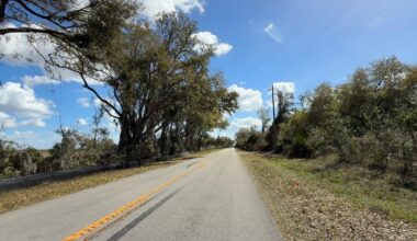 Some current Lake Toho Road residents have expressed their disapproval of the proposed changes. (Spectrum News/Jordan Mead)