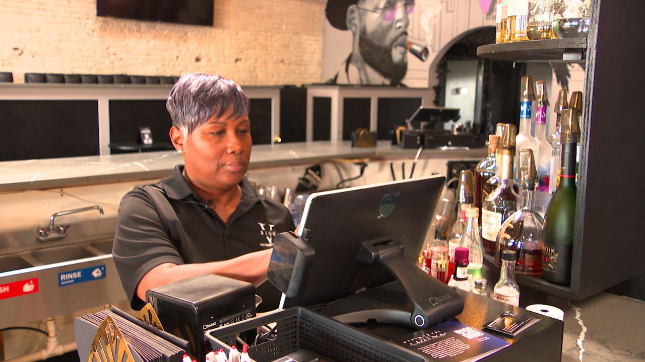 One of the business owners who is a part of the conference this year is Harriett Jackson from Venue 2106 in Tampa. (Spectrum News/Saundra Weathers)