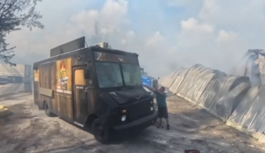 Food truck torched on outskirts of NW Miami-Dade warehouse fire; owner speaks out - WSVN 7News | Miami News, Weather, Sports
