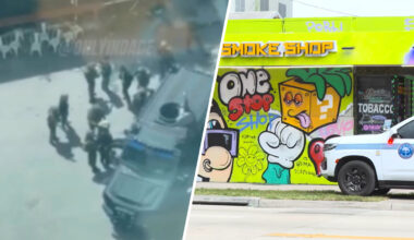 Huge drug stash found in undercover Miami smoke shop SWAT raid, police say – NBC 6 South Florida