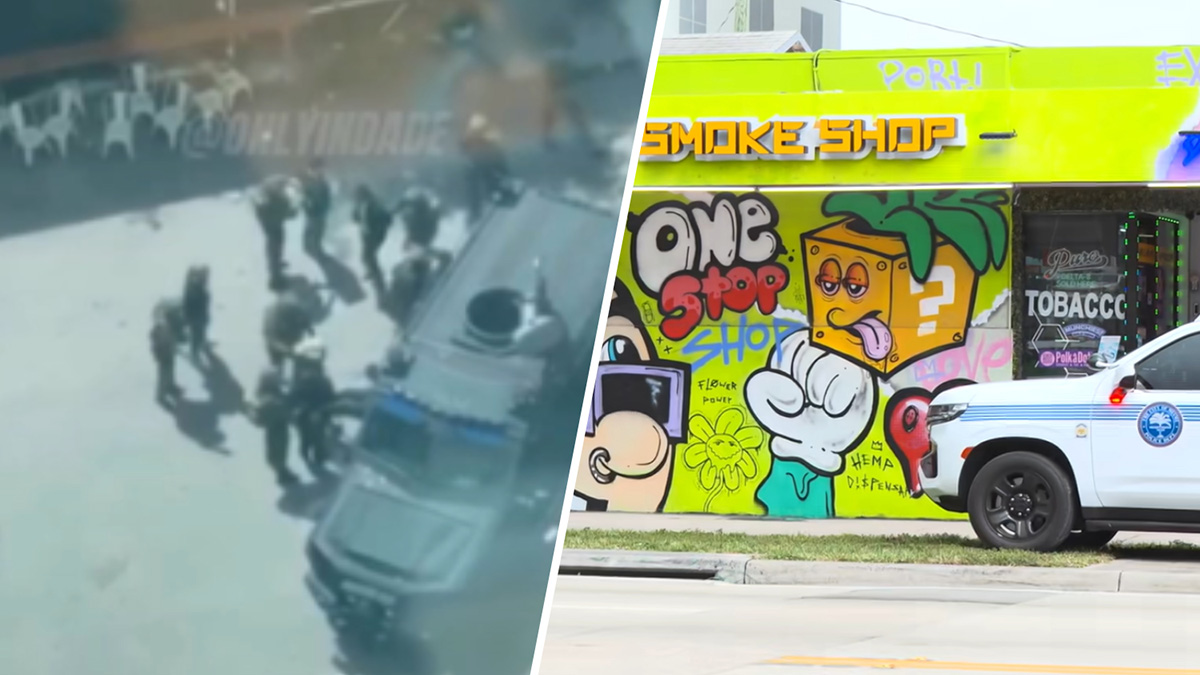 Huge drug stash found in undercover Miami smoke shop SWAT raid, police say – NBC 6 South Florida