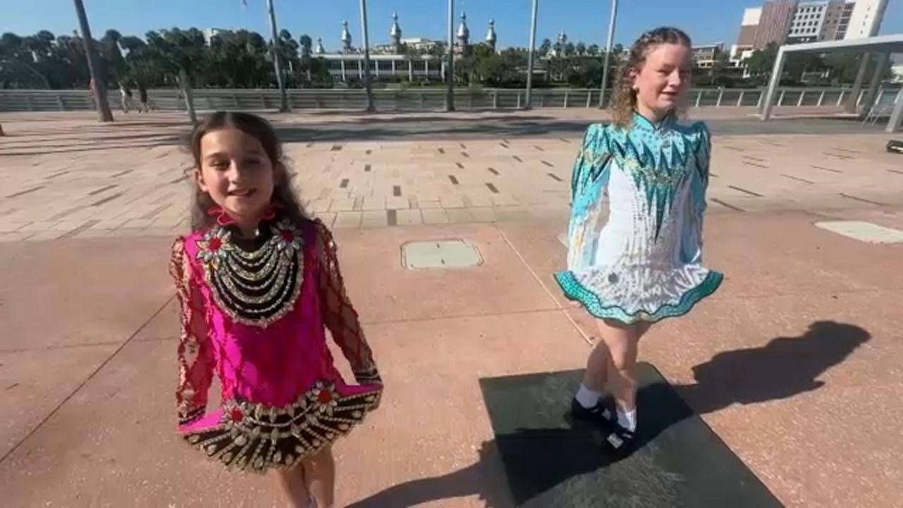 River goes green, dancing goes Irish in Tampa