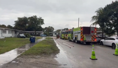 Lightning strike sparks fire in NE Miami-Dade; no injuries reported - WSVN 7News | Miami News, Weather, Sports