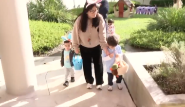 Miami Lighthouse Academy hosts special Easter egg hunt for visually impaired children - WSVN 7News | Miami News, Weather, Sports