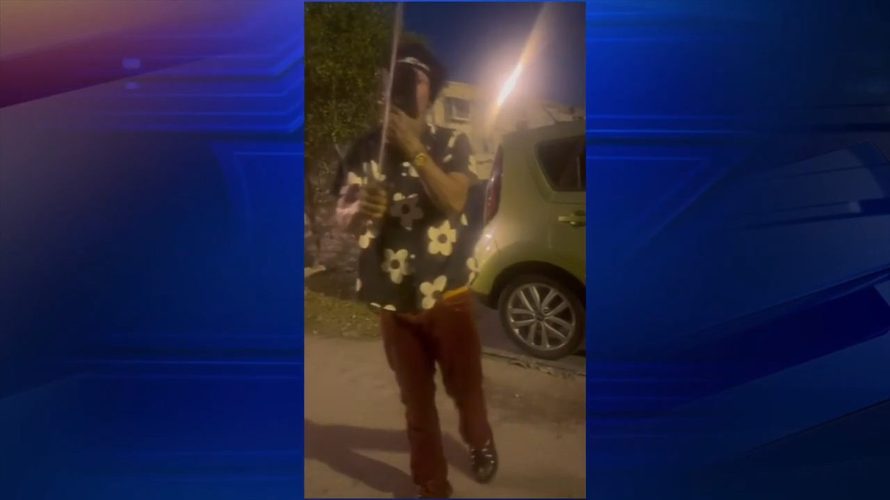 Video shows machete-wielding man threatening to kill stray dog, 2 women in NW Miami-Dade home - WSVN 7News | Miami News, Weather, Sports