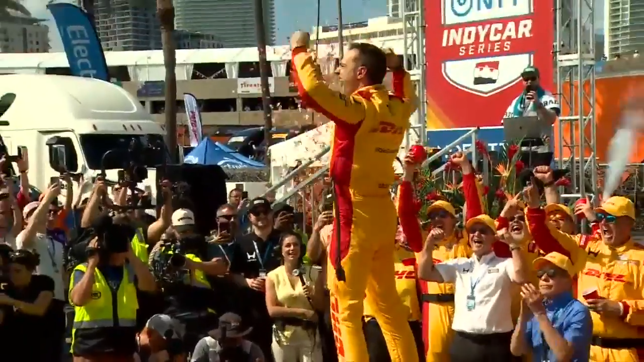 Alex Palou wins Firestone Grand Prix of St. Petersburg again to start the IndyCar season - WSVN 7News | Miami News, Weather, Sports