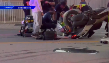 Scooter rider taken to hospital after colliding with car in Hollywood - WSVN 7News | Miami News, Weather, Sports