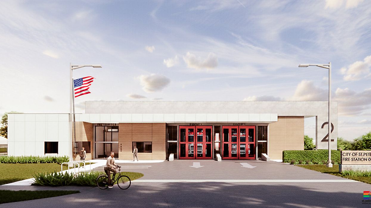 St. Petersburg has broken ground on a new $8.5 million fire station to service the northwest side of the city, it'll replace a cramped 1950’s house firefighters have been working out of for nearly a decade. (Image: City of St. Petersburg)