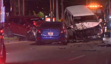 12 hospitalized after multi-vehicle crash in Lauderhill - WSVN 7News | Miami News, Weather, Sports