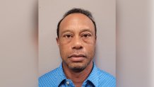 Booking photo of Tiger Woods on March 27, 2026