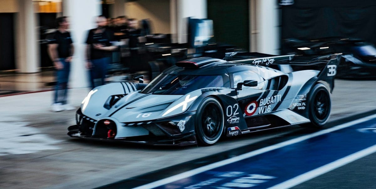Bugatti Bolides On Track in Miami