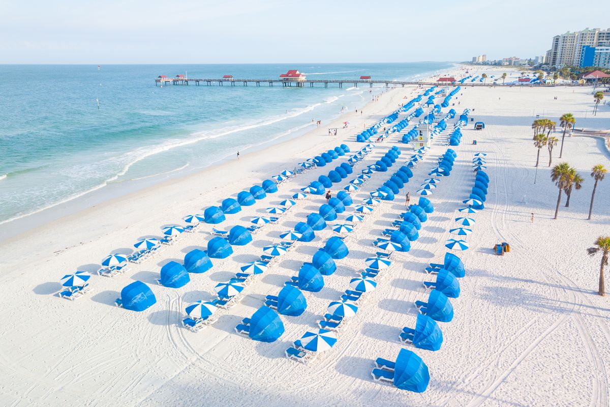 Clearwater Beach in Tampa, Florida