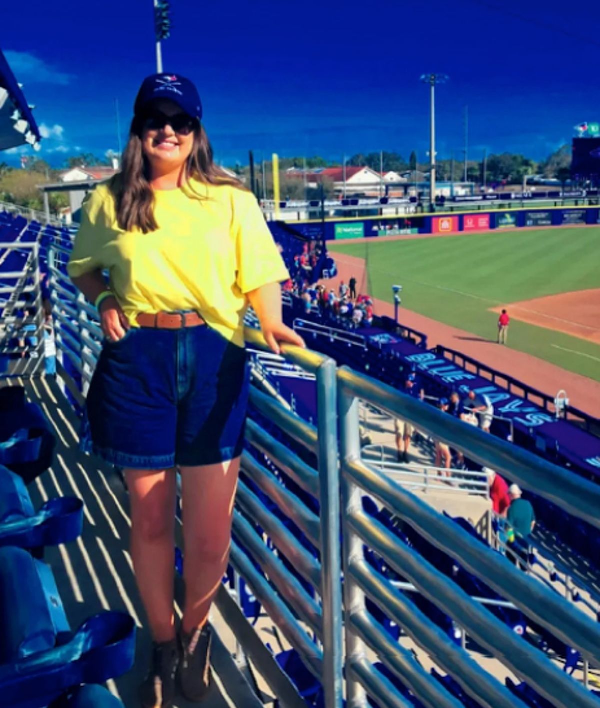 Rachel was watching the Toronto Blue Jays versus The Phillies during spring training