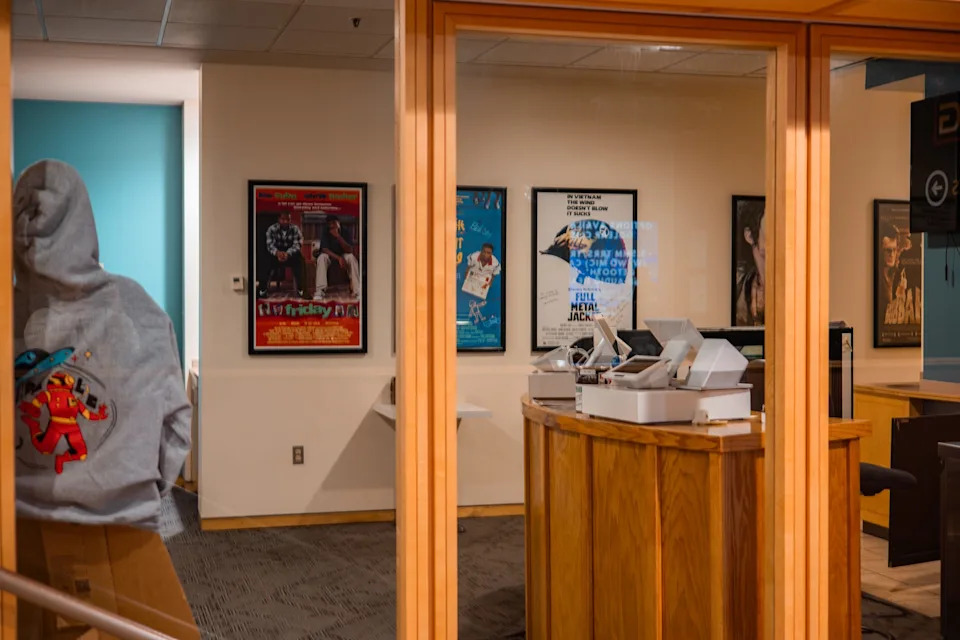 The Askew Student Life Center houses an on campus movie theater that provides students with a cinematic experience for free.