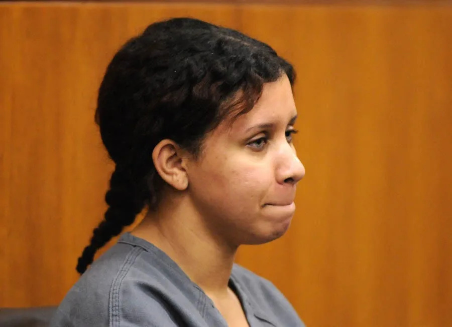 Biannela Susana at a hearing in Jacksonville. She is the mother of 12-year-old Cristian Fernandez. The two are charged in the death of her other son.