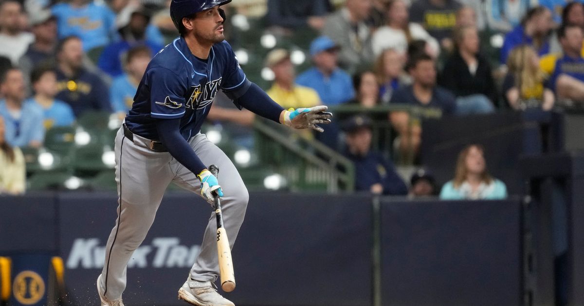 Fortes' tiebreaking double in 9th gives Rays 3-2 win over Brewers :: WRAL.com
