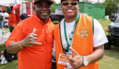 Faculty and staff enjoy Be Out Day also.