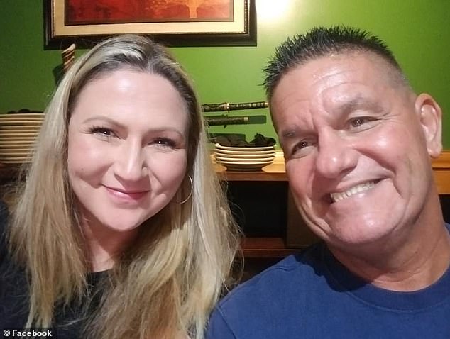 Jaclyn Dell and husband Robert are seen in photos from her Facebook page