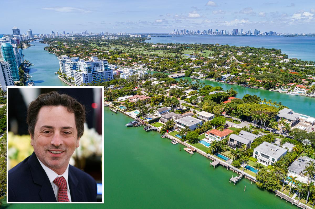 Sergey Brin is the second tech billionaire to buy in Miami this week