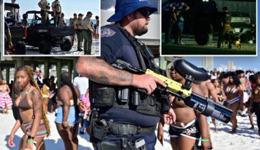 How spring breakers turn Florida beaches into war zones