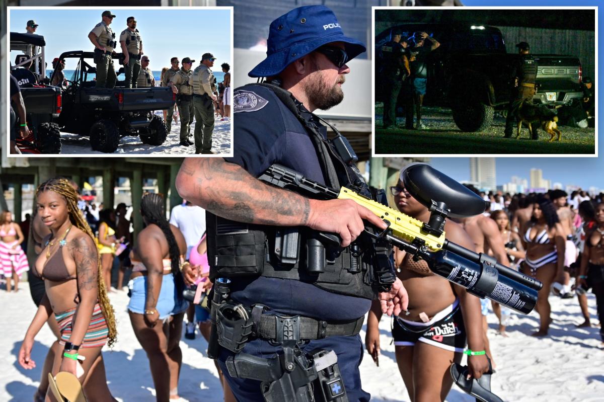 How spring breakers turn Florida beaches into war zones