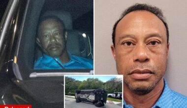 Tiger Woods released from Florida jail hours after car crash DUI arrest