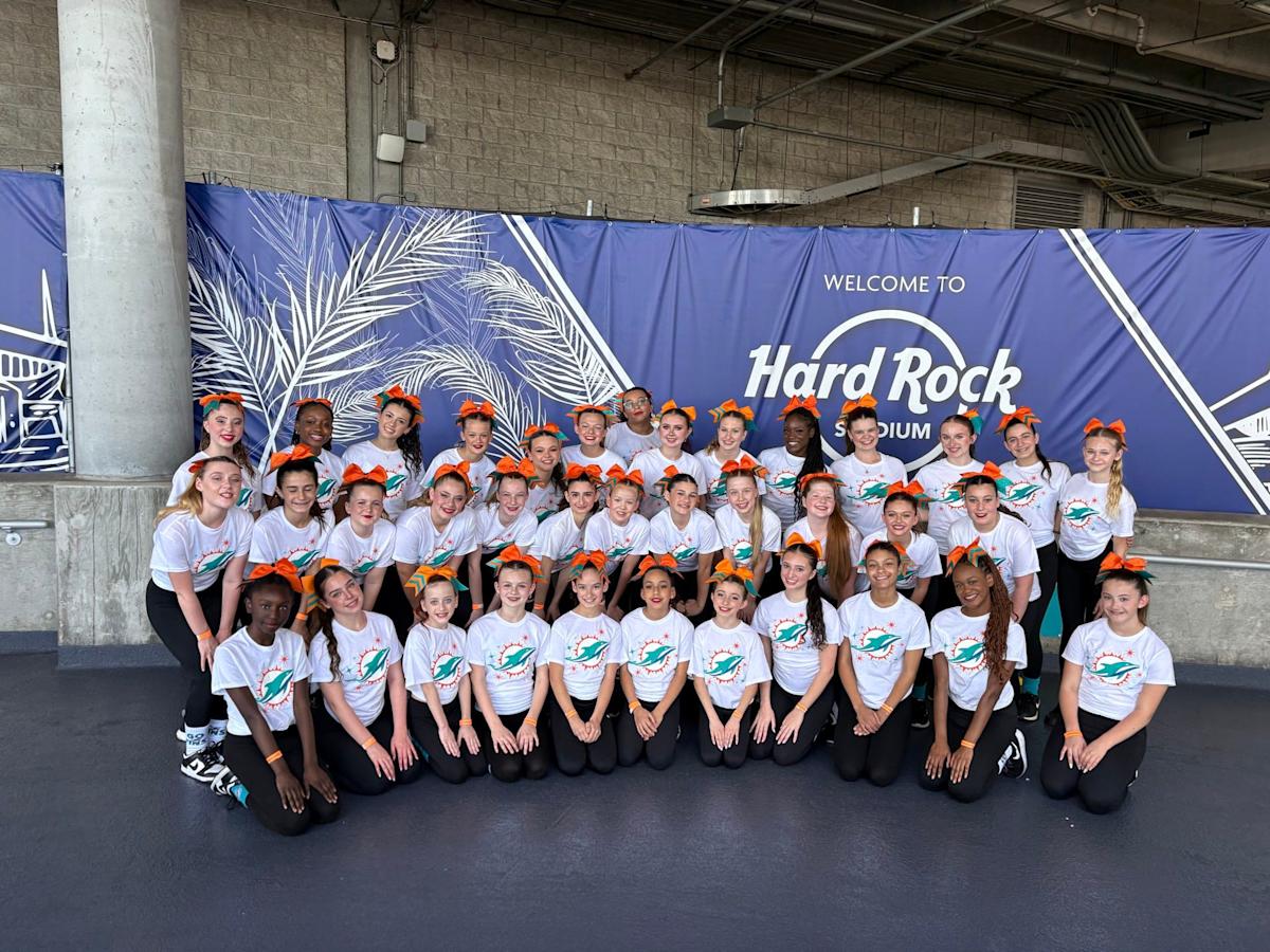 South Florida Dance Company was offered 40 out of the 100 total dancer positions for the Dec. 28 Dolphins vs. Buccaneers halftime show at Hard Rock Stadium.