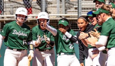 Dolphins Split Final Tournament Day Against DePaul