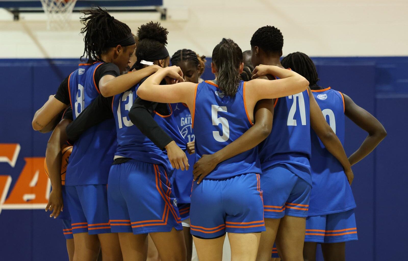 Alexia Dizeko converts the driving baseline layup against Georgia