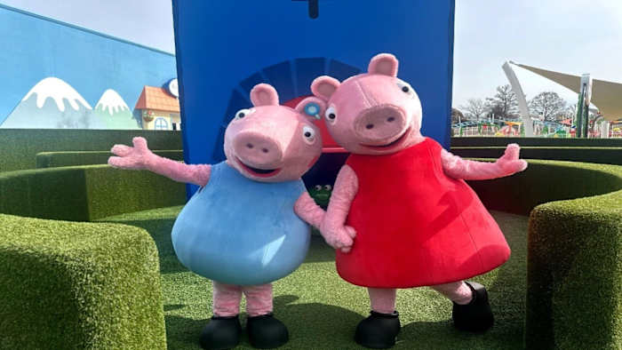 Peppa Pig Theme Park Florida adds hearing aid to George for World Hearing Day