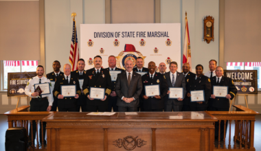 CFO and State Fire Marshal Blaise Ingoglia announces Fire Service Award winners; ACFR Chief Theus wins Fire Chief of the Year