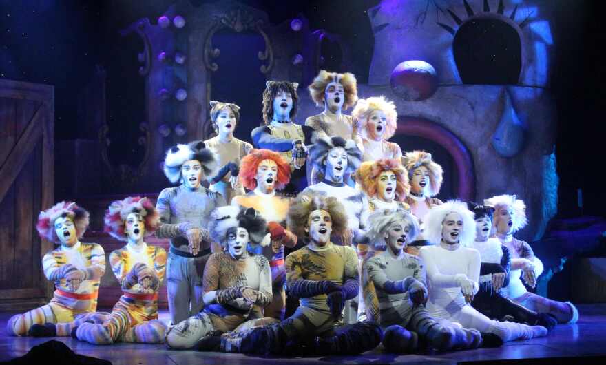 Scene from 'CATS' at Broadway Palm Dinner Theatre.