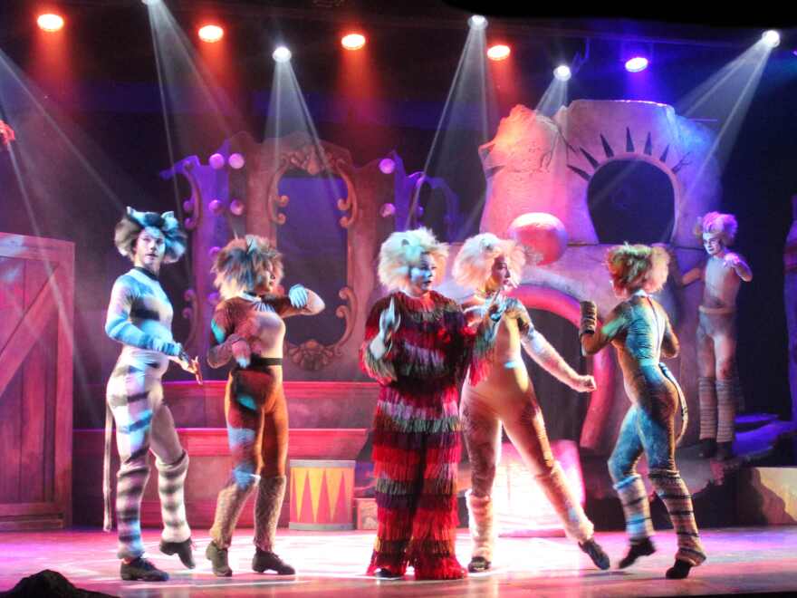 Scene from Broadway Palm's production of Andrew Lloyd Webber's 'CATS.'