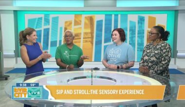Sip and Stroll: The Sensory Experience