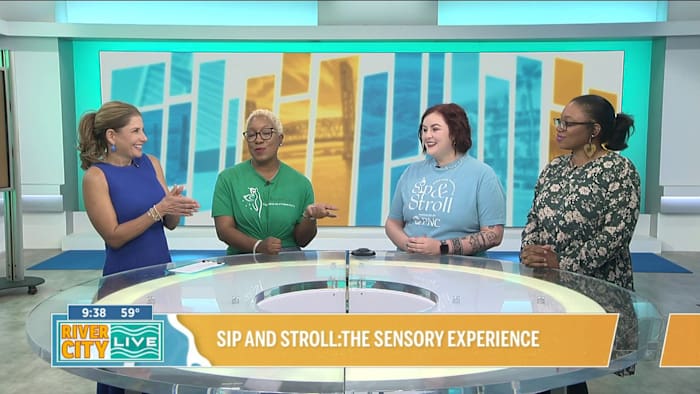 Sip and Stroll: The Sensory Experience
