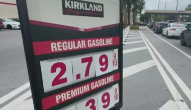 South Florida gas prices continue to rise to over $3 in some areas due to the war in Iran