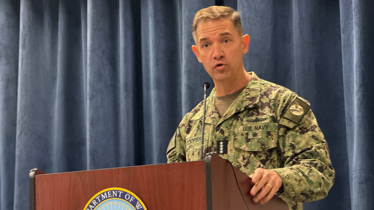 Secretary of War Pete Hegseth gave update on Iran conflict at MacDill AFB in Tampa