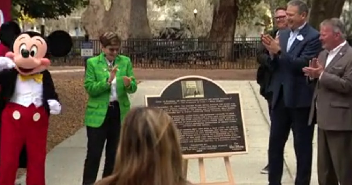 Downtown Orlando plaque commemorates spot of Disney's 'Florida Project' announcement