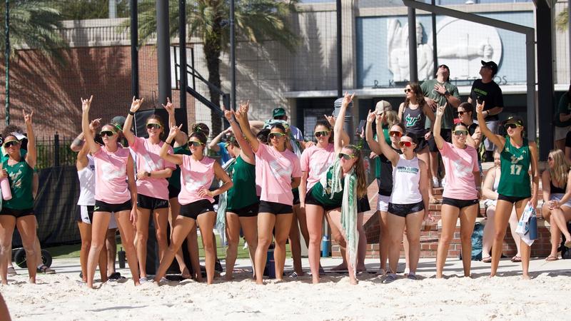 USF Beach Volleyball Earns Sweep and Crosstown Win at Tampa Beach Brawl