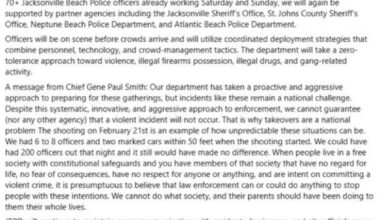 Jacksonville Beach police plan heavy deployment for takeover event near pier on Saturday