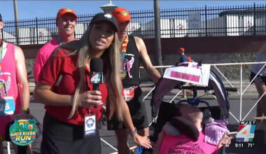 Man with cerebral palsy participates in Gate River Run with help of friends, family