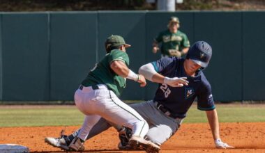 Dolphins Drop Game Two to UNCW, 9-4