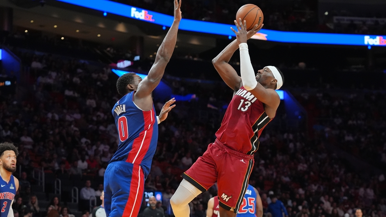 Bam Adebayo joins Dwyane Wade as the Miami Heat's only 10,000-point scorers