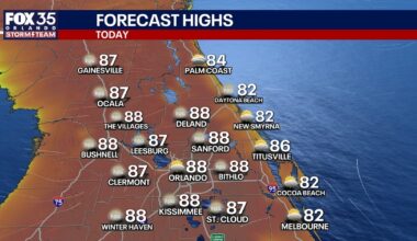 Orlando weather: Summerlike heat across Central Florida